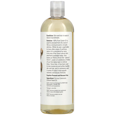 100% PURE CASTOR OIL 16OZ