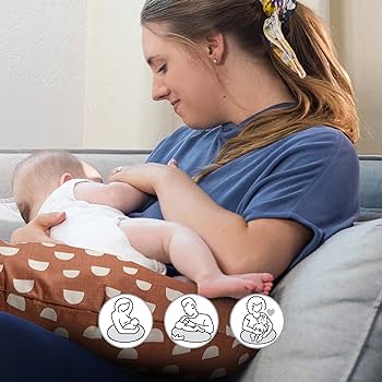 NURSING PILLOW- CLAY PEBBLES