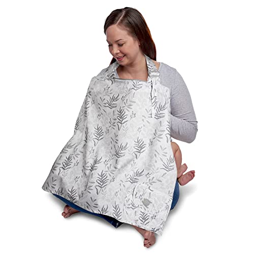 BREASTFEEDING NURSING COVER-GRAY FERN