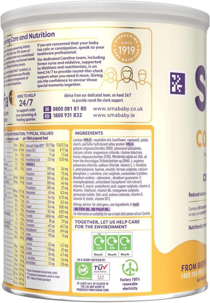 INFANT MILK COMFORT ADVANCED GOLD 800g