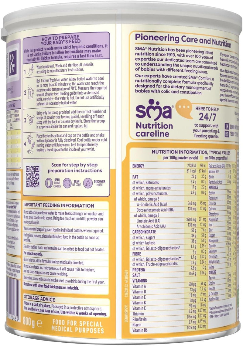 INFANT MILK COMFORT ADVANCED GOLD 800g