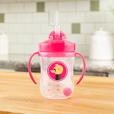 BABY`S FIRST STRAW CUP PINK 9OZ 270ML