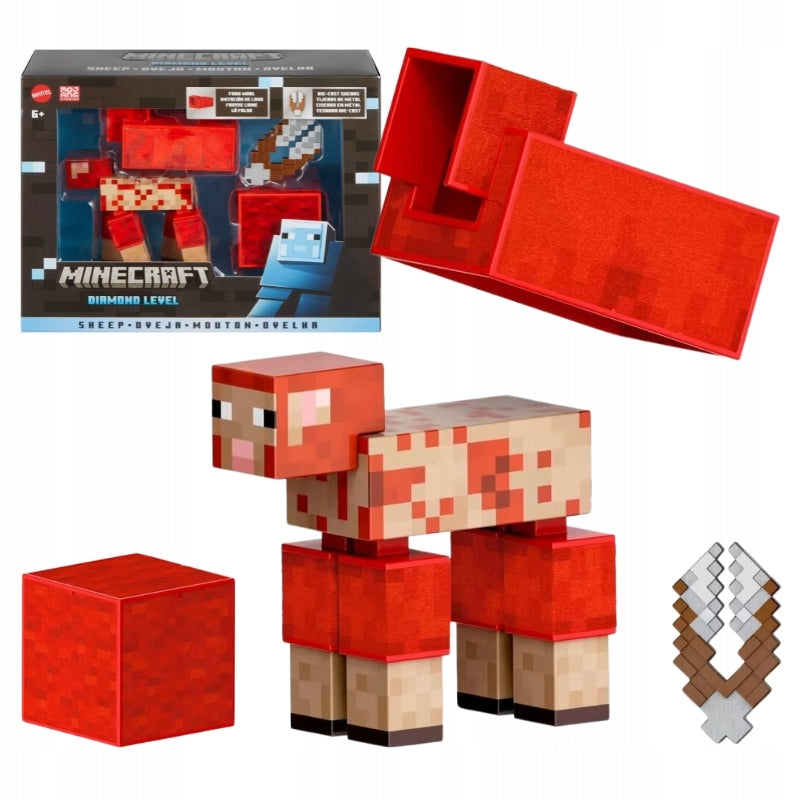 MINECRAFT DIAMOND LEVEL SHEEP ACTION FIGURE