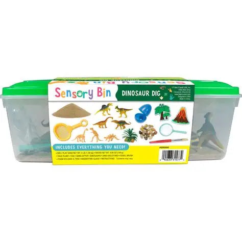 DINOSAUR DIG SENSORY BIN