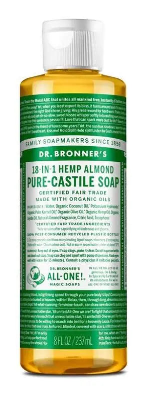 MAGIC PURE CASTILE LIQUID SOAP BODYWASH - ALMOND 8 OZ