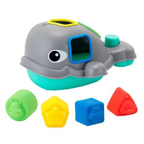 ORCA THE WHALE SHAPE SORTER BATH TOY