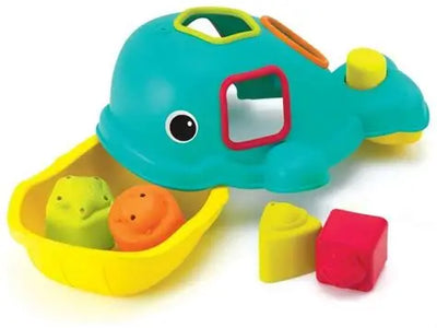 ORCA THE WHALE SHAPE SORTER BATH TOY