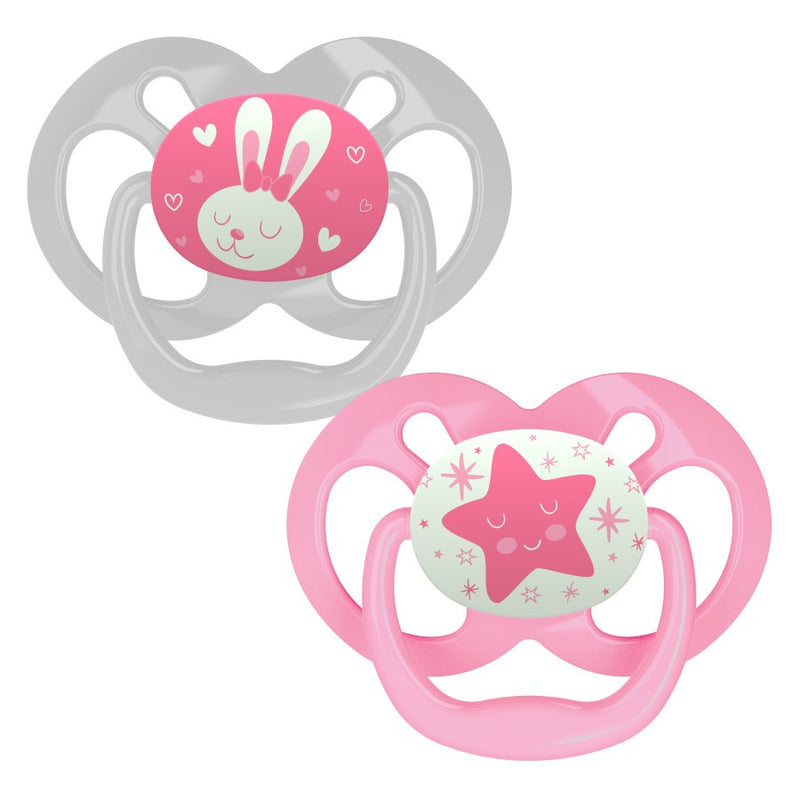ADVANTAGE PACIFIER STAGE 1 PINK 2PK