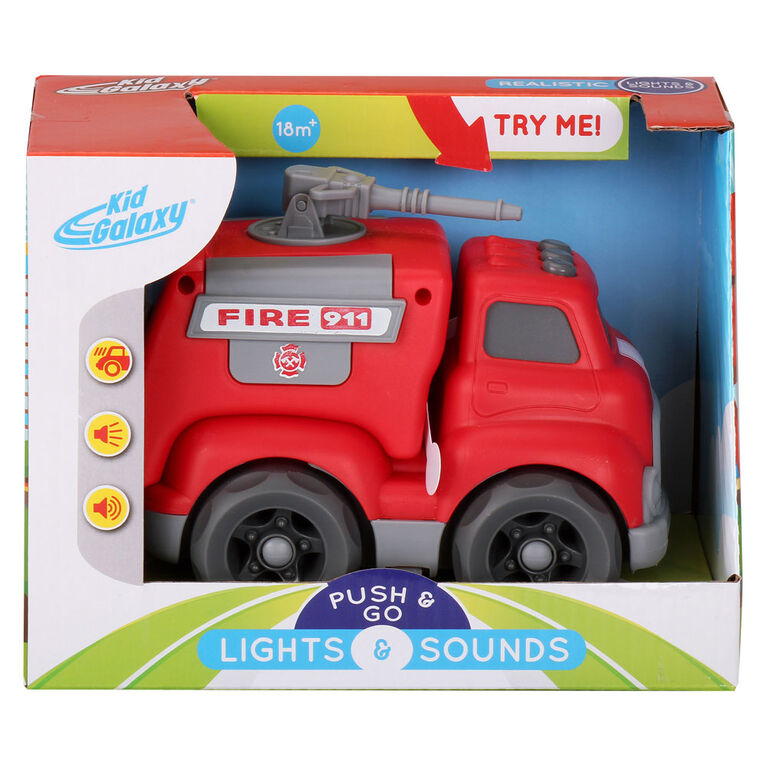 PRESCHOOL LIGHTS +SOUNDS VEHICLE - FIRE TRUCK