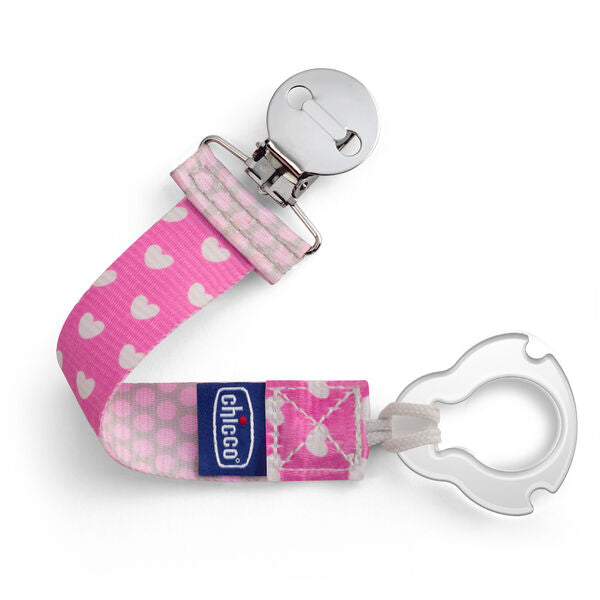 UNIVERSAL PACIFIER CLIP 2IN1 GIRL
