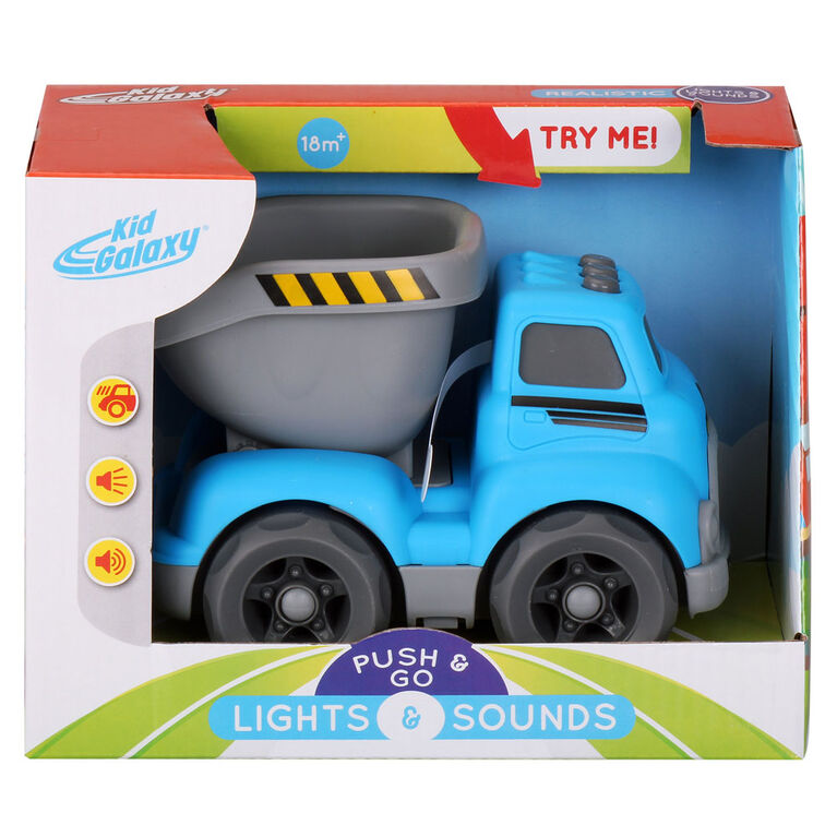 PRESCHOOL LIGHTS AND SOUNDS DUMP TRUCK