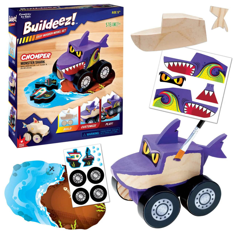 BUILDEEZ! MONSTER SHARK - CHOMPER
