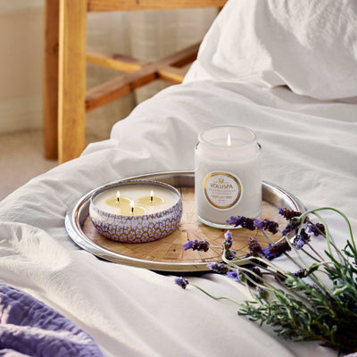 MOUNTAIN LAVENDER + CHAMOMILE 3 WICK TIN