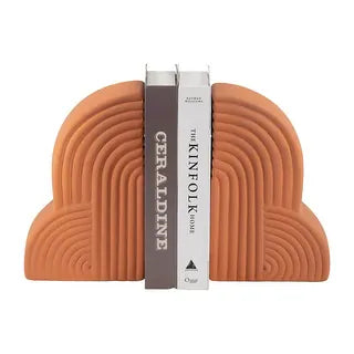 CER S/2 13 X 10 ARCHES BOOKENDS - TERRACOTTA