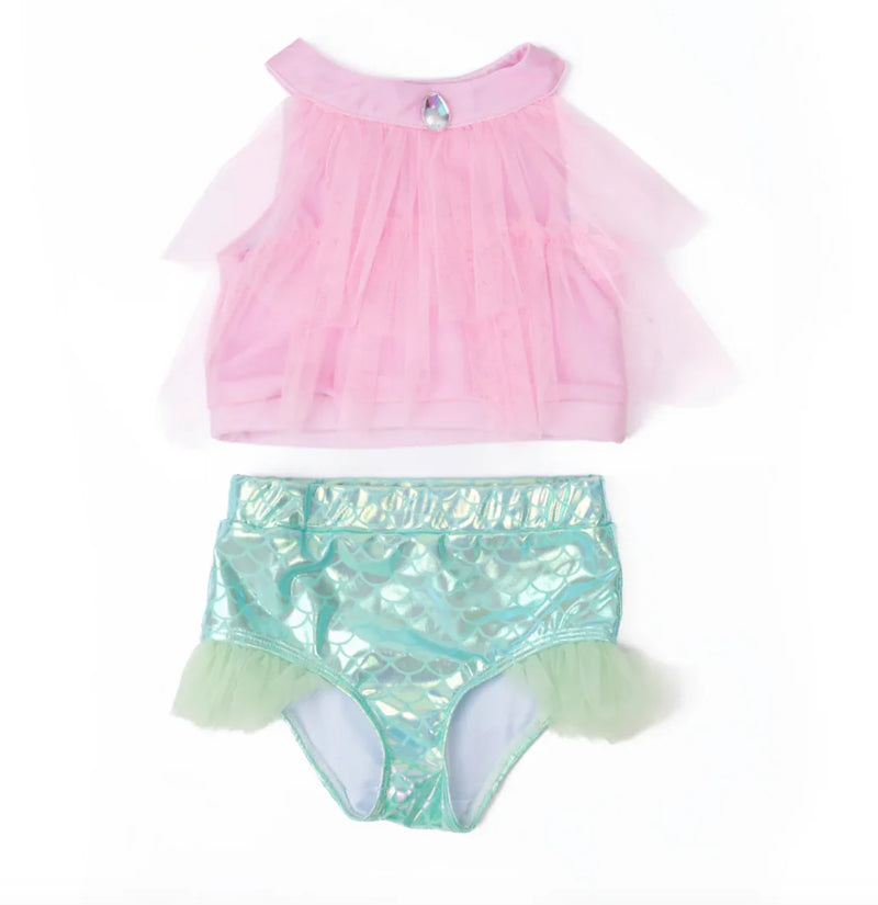 2 PIECE MERMAID SWIMSUIT PINK