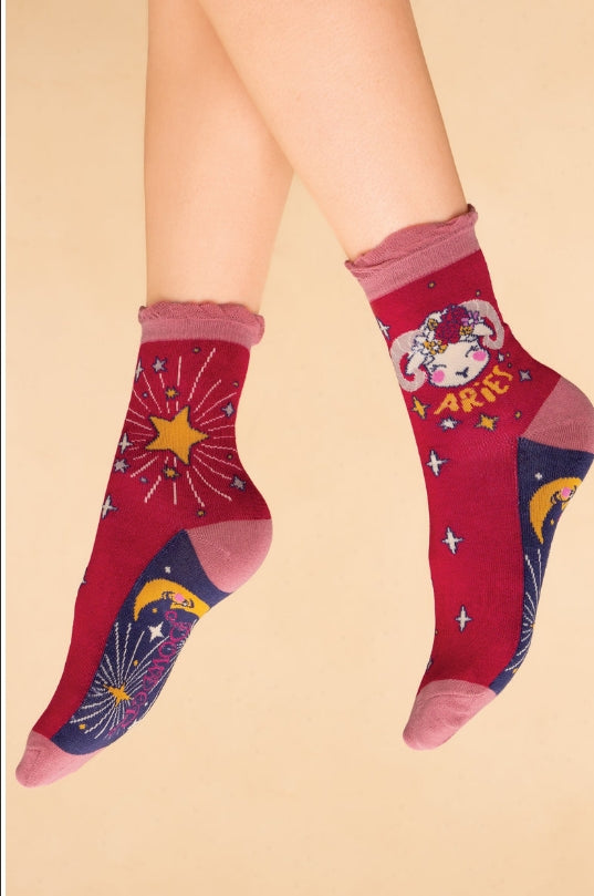 ZODIAC ANKLE SOCKS - ARIES