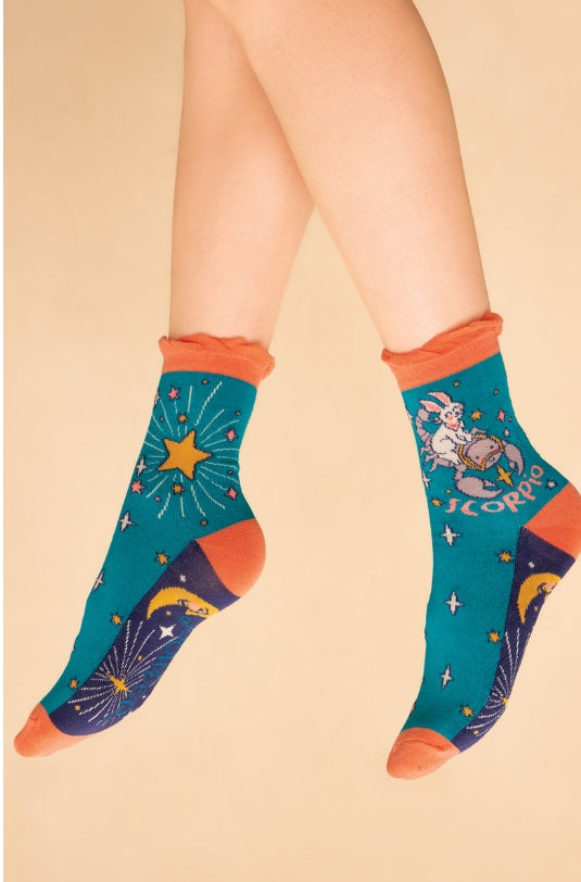 ZODIAC ANKLE SOCKS - SCORPIO