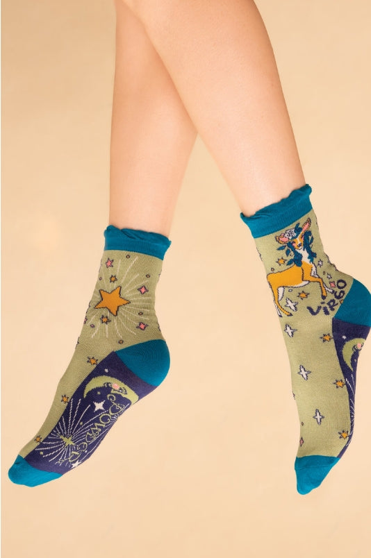 ZODIAC ANKLE SOCKS - VIRGO