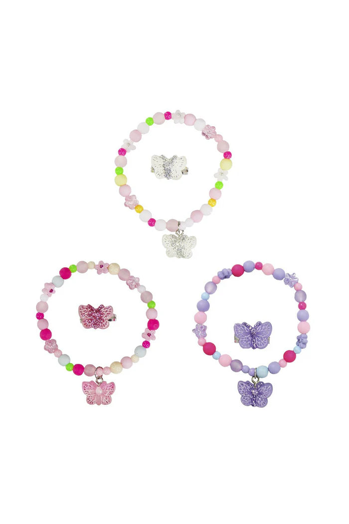 SPARKLE BUTTERFLY BRACELET & RING