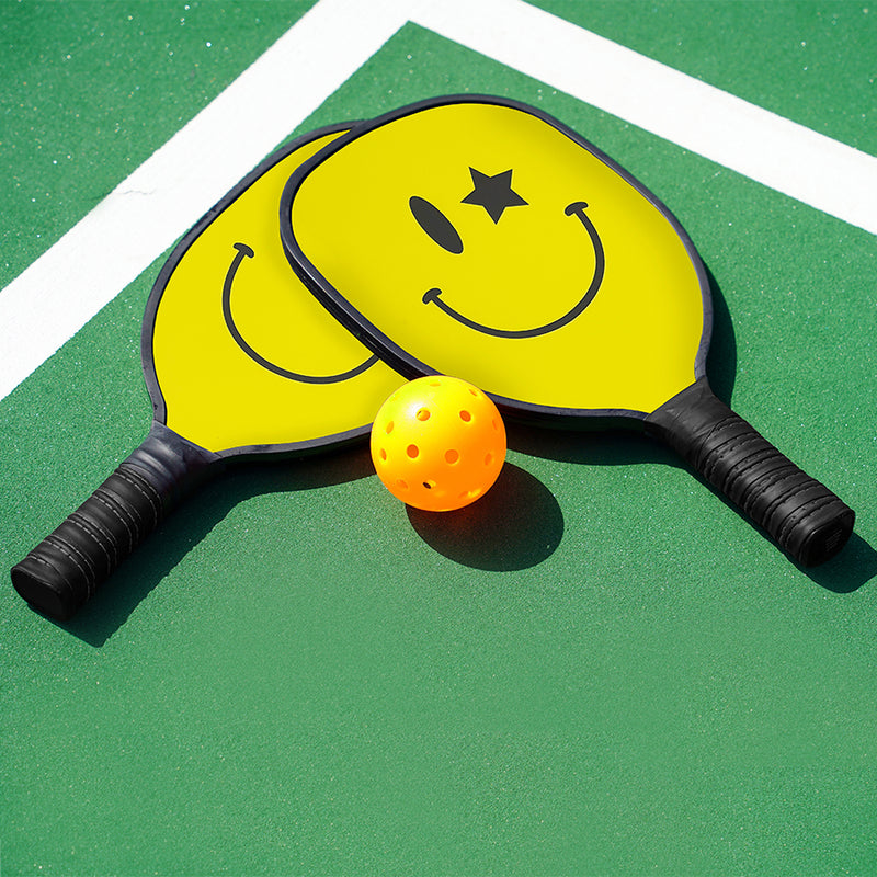 Pickleball Paddle- Smiley Face