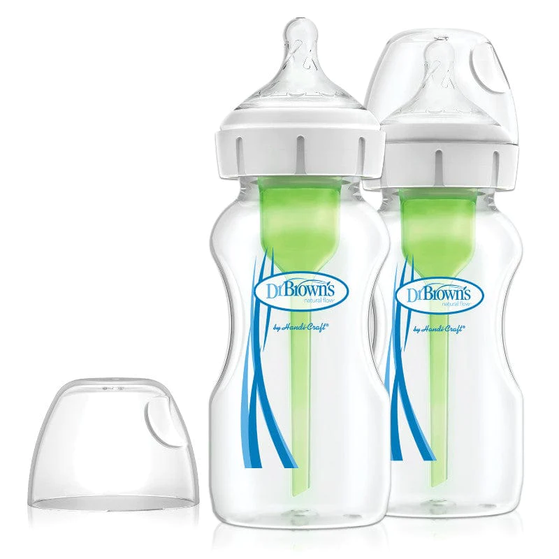 WIDE-NECK BABY BOTTLE 9OZ 2PK