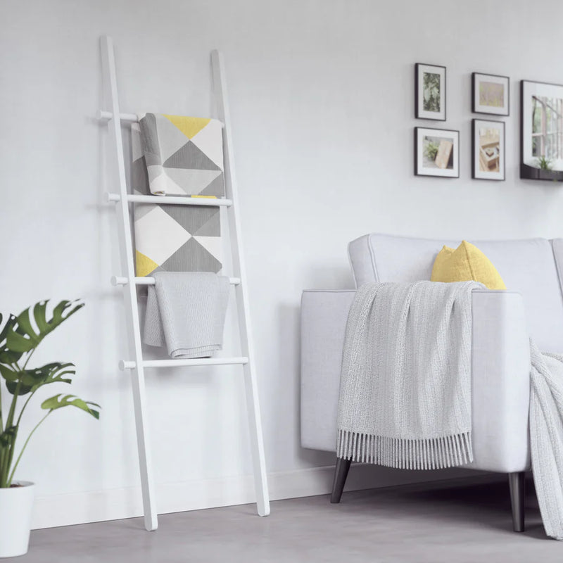 LEANA LADDER RACK WHITE