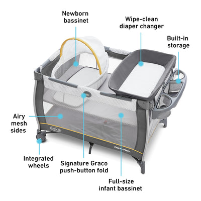 PACK N PLAY CARE SUITE BASSINET- WELLS