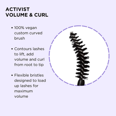 ACTIVIST VOLUME CURL MASCARA BLACK