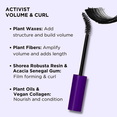 ACTIVIST VOLUME CURL MASCARA BLACK