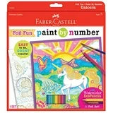 COLOUR BY NUMBER SET - UNICORN FUN