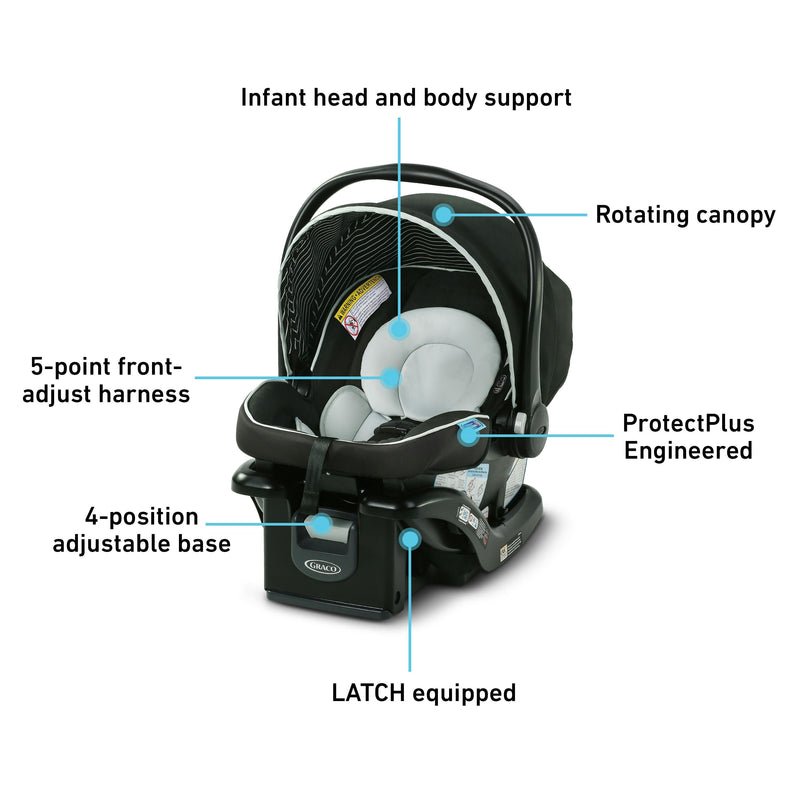 SNUGRIDE 35 LITE INFANT CAR SEAT-STUDIO