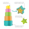 INFANTINO WWO SIMPLY SILICONE STACKING STARTS