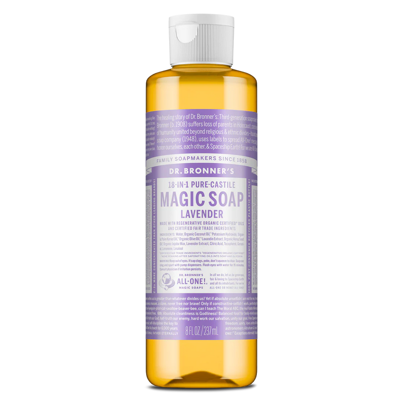 MAGIC PURE CASTILE LIQUID SOAP BODYWASH - LAVENDER 8OZ