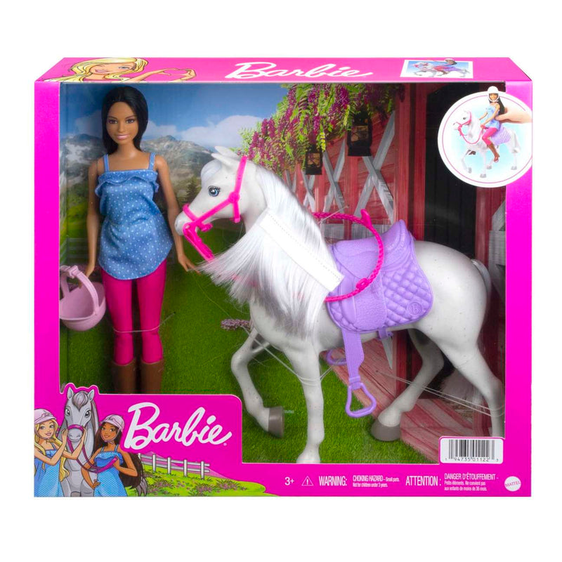 BARBIE DOLL AND HORSE PLAYSET