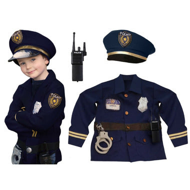 5 PIECE POLICE OFFICER SIZE 3-4