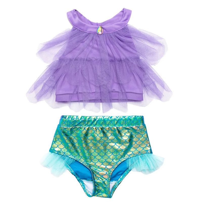 2 PIECE MERMAID SWIMSUIT SIZE 5 - 6