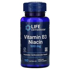 VITAMIN B3 NIACIN 500MG 100 CAPS