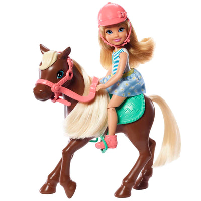BARBIE CLUB CHELSEA DOLL AND PONY