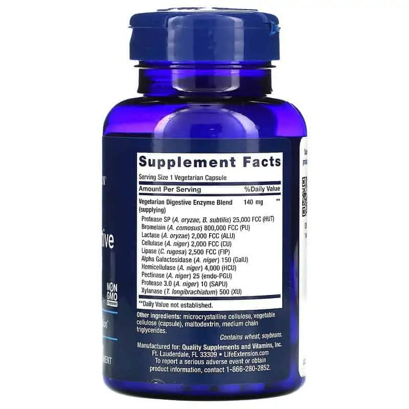 ENHANCED SUPER DIGESTIVE ENZYMES 60CT