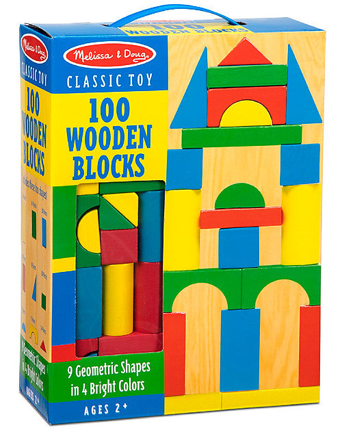 WOOD BLOCK SET 100 PIECE