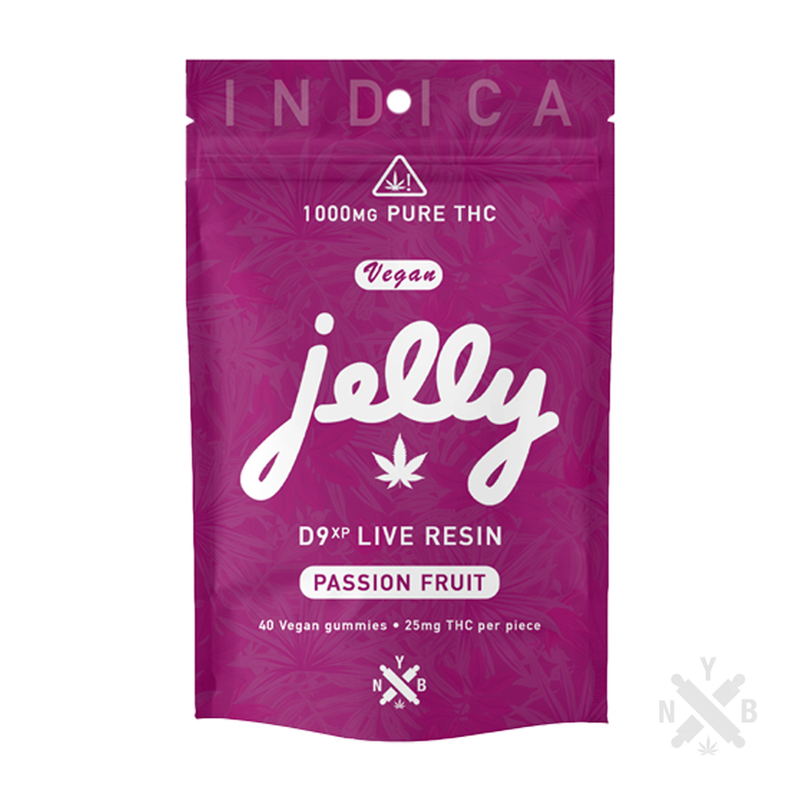 DELTA 9 RESIN JELLY 1000MG 40CT PASSION FRUIT