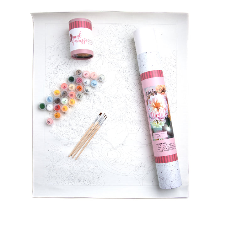 PAINT BY NUMBER - DARLING DAHLIA