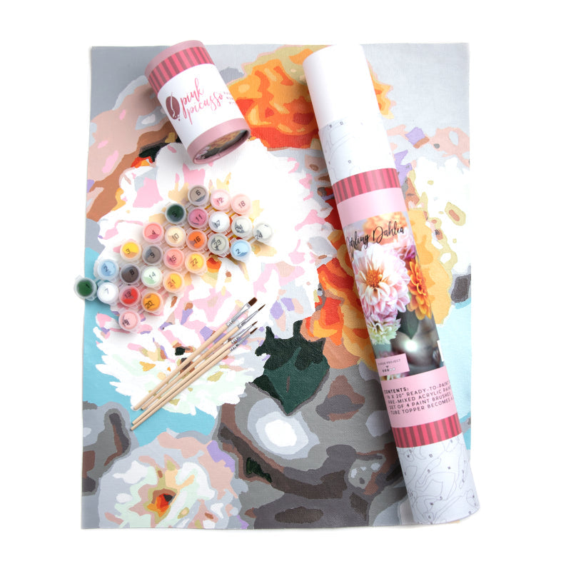 PAINT BY NUMBER - DARLING DAHLIA