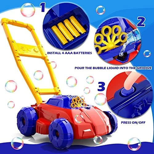 MR. BUBBLE PUSH BUBBLE MOWER