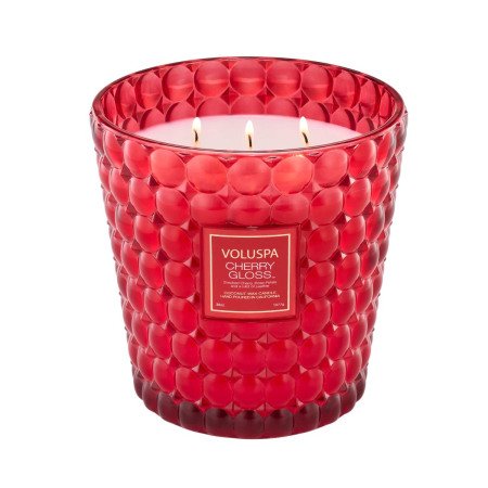 CHERRY GLOSS CANDLE 3WICK HEARTH