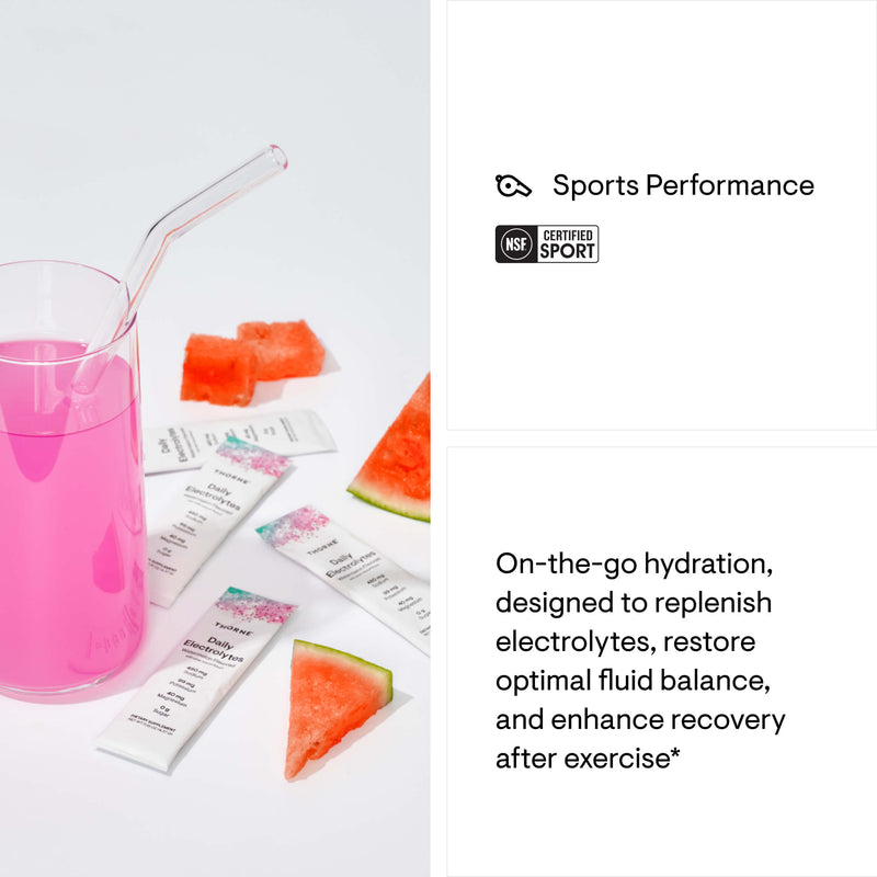 THORNE DAILY ELECTROLYTES - WATERMELON 30PK
