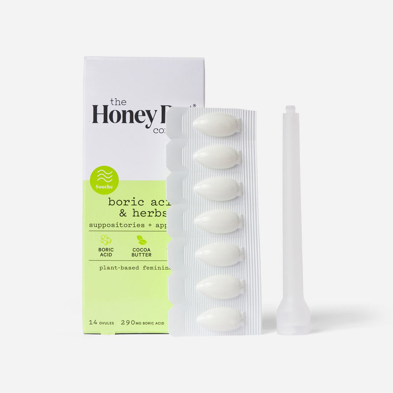 HERBAL SUPPOSITORIES 7 DAY BORIC ACID 14ct