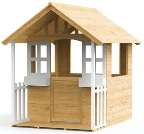 WOODEN CUBBY HOUSE WITH VERANDA