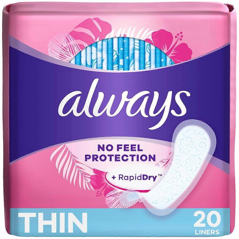 LINERS THIN DAILIES REGULAR 20ct