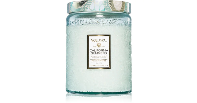 CALIFORNIA SUMMERS LARGE JAR CANDLE